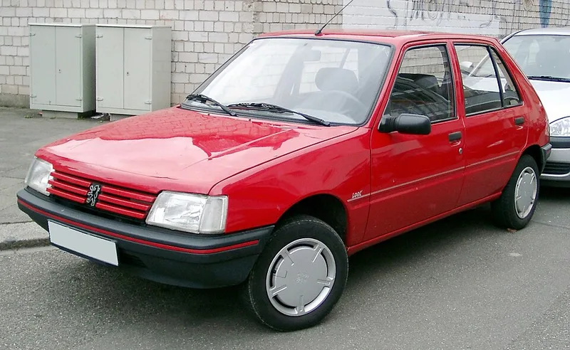 Photo de la PEUGEOT 205
