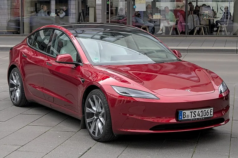 Photo de la TESLA MODEL 3